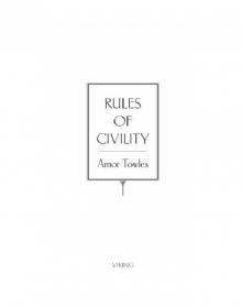 Rules of Civility Read online