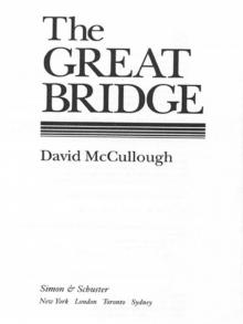 The Great Bridge: The Epic Story of the Building of the Brooklyn Bridge Read online