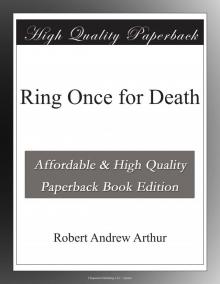 Ring Once for Death Read online