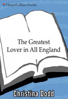 The Greatest Lover in All England Read online