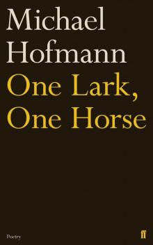 One Lark, One Horse Read online