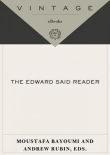 The Edward Said Reader Read online
