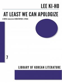 At Least We Can Apologize Read online