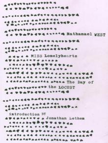 Miss Lonelyhearts / the Day of the Locust