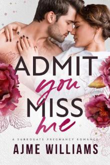 Admit You Miss Me: A Surrogate Pregnancy Romance (Irresistible Billionaires Book 1) Read online