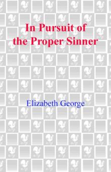 In Pursuit of the Proper Sinner Read online