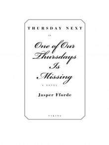 One of Our Thursdays Is Missing Read online