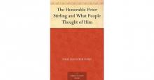 The Honorable Peter Stirling and What People Thought of Him Read online