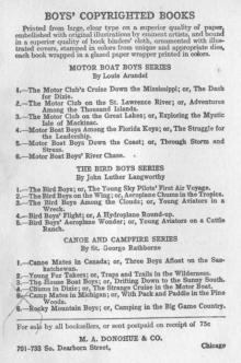 Motor Boat Boys' River Chase; or, Six Chums Afloat and Ashore Read online