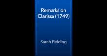 Remarks on Clarissa (1749) Read online