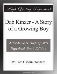 Dab Kinzer: A Story of a Growing Boy