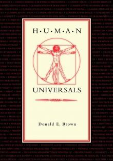 Human Universals Read online