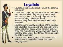 The Loyalists, Vol. 1-3 Read online