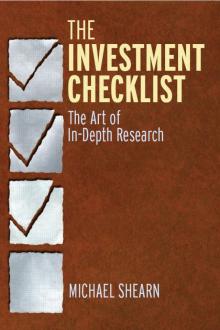 The Investment Checklist