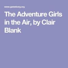 The Adventure Girls in the Air Read online