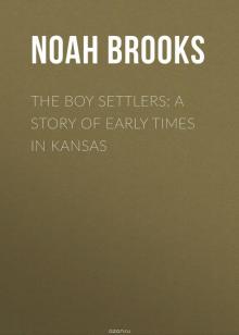 Boy Settlers: A Story of Early Times in Kansas