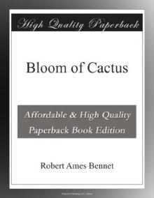 Bloom of Cactus Read online