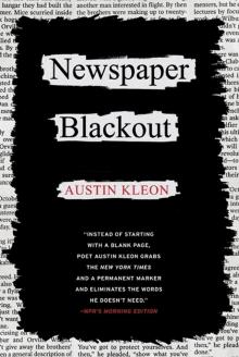 Newspaper Blackout Read online