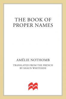 The Book of Proper Names Read online