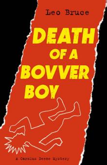 Death of a Bovver Boy Read online