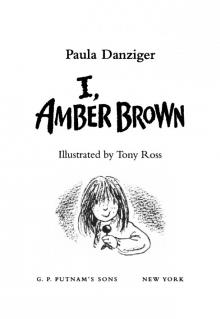 I, Amber Brown Read online