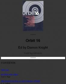 Orbit 16 - [Anthology] Read online