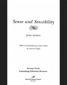 Sense and Sensibility (Barnes & Noble Classics Series)