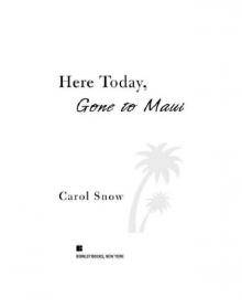 Here Today, Gone to Maui Read online