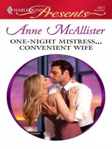 One Night Mistress...Convenient Wife Read online