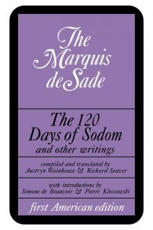 The 120 Days of Sodom and Other Writings Read online