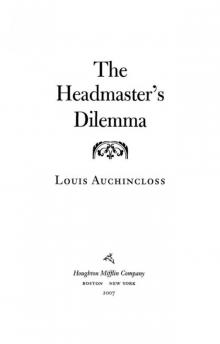 The Headmaster's Dilemma Read online