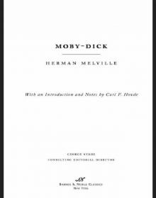 Moby-Dick (Barnes & Noble Classics Series) Read online