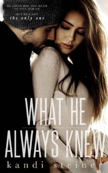 What He Always Knew (What He Doesn't Know Duet Book 2) Read online