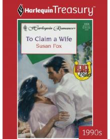 To Claim a Wife Read online