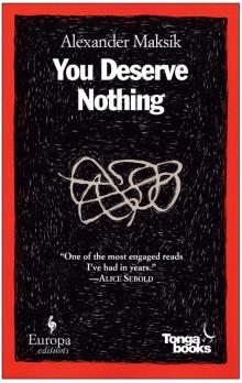 You Deserve Nothing Read online