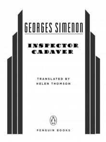 Inspector Cadaver Read online
