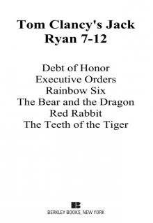 Jack Ryan Books 7-12