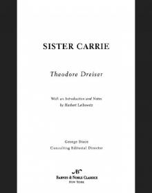 Sister Carrie (Barnes & Noble Classics Series) Read online