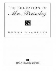 The Education of Mrs. Brimley Read online