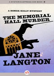 The Memorial Hall Murder Read online