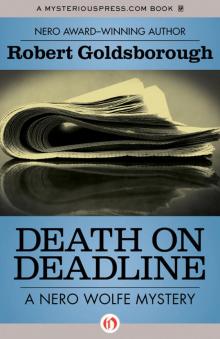 Death on Deadline (The Nero Wolfe Mysteries Book 2) Read online