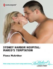 Sydney Harbor Hospital: Marco's Temptation Read online