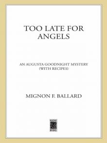 Too Late for Angels Read online