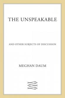 The Unspeakable Read online