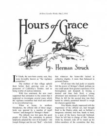 Hours of Grace by Herman Struck Read online