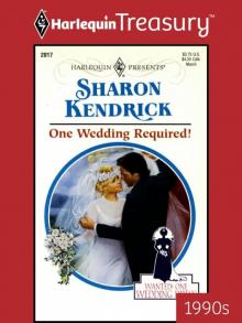 One Wedding Required! Read online
