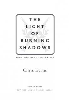 The Light of Burning Shadows: Book Two of the Iron Elves Read online