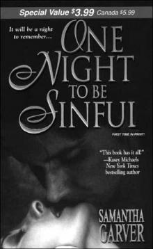 One Night To Be Sinful Read online