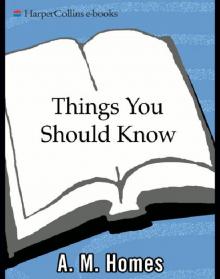Things You Should Know Read online
