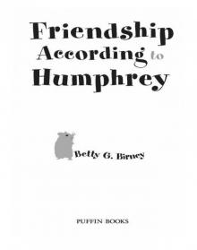 Friendship According to Humphrey Read online